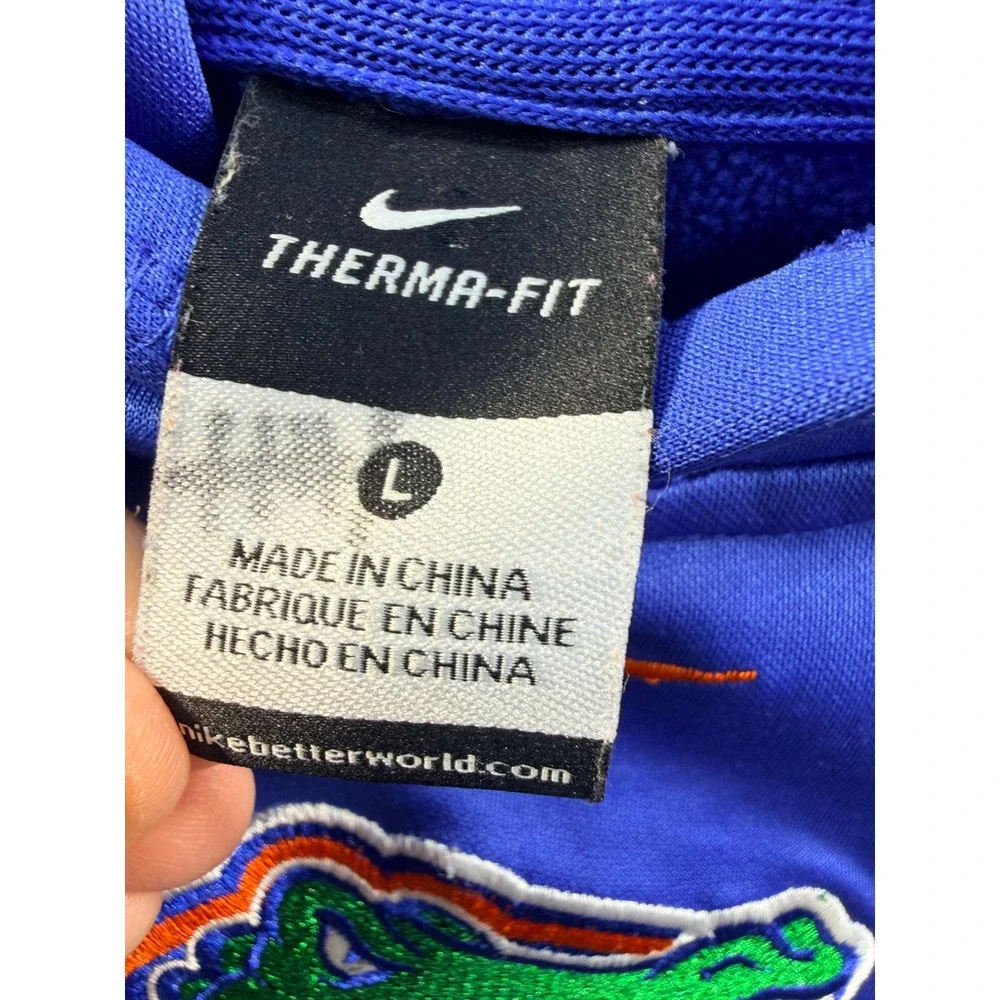 Nike Florida Gators Therma-FIT Hoodie Royal Blue Youth Large Collegiate Pullover